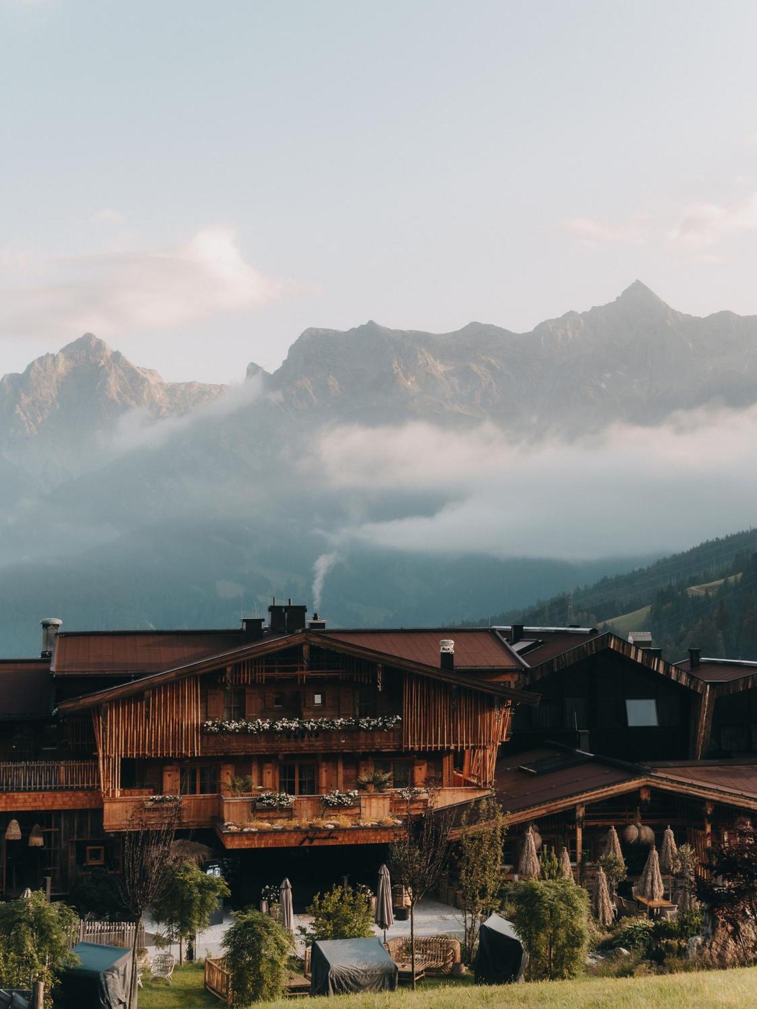 Jufenalm Boho Hotel & Restaurant Мариа-Альм Экстерьер фото