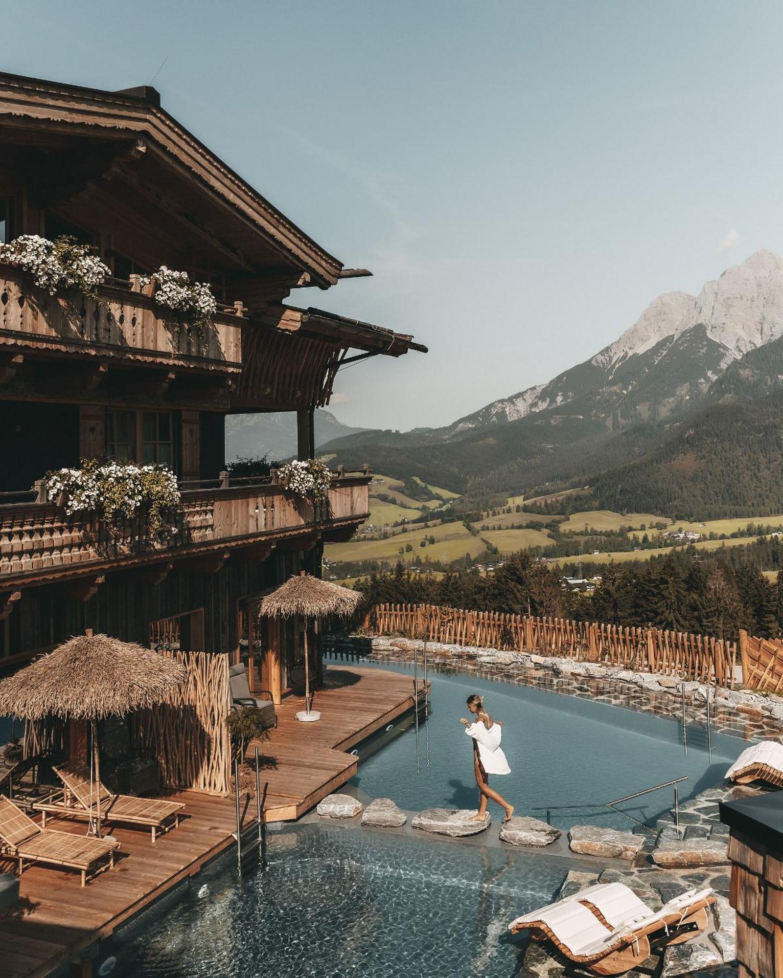 Jufenalm Boho Hotel & Restaurant Мариа-Альм Экстерьер фото
